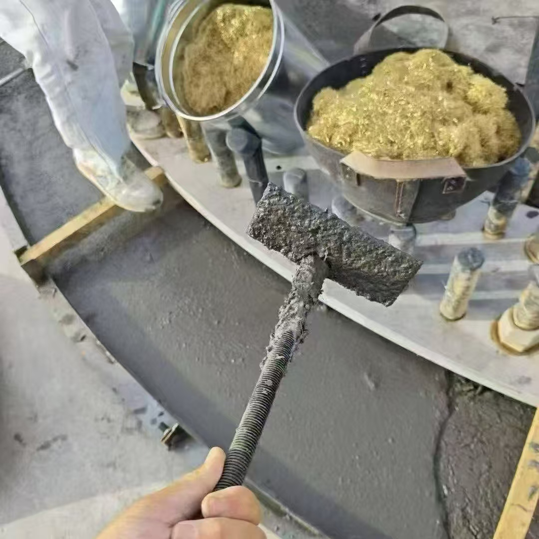 湛河C120钢纤维高强无收灌浆料 轧机压缩机汽轮机发电机锻压设备底座灌浆材料